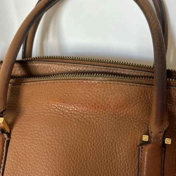 Tory Burch Thea Zip Satchel in bark - Picture 6 of 11